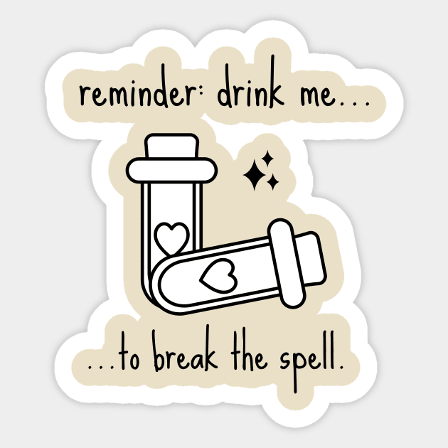 Magic Potion Spell Fantasy Magical Happy Cute Love Funny Happy Gift Sarcastic Birthday Sticker by EpsilonEridani